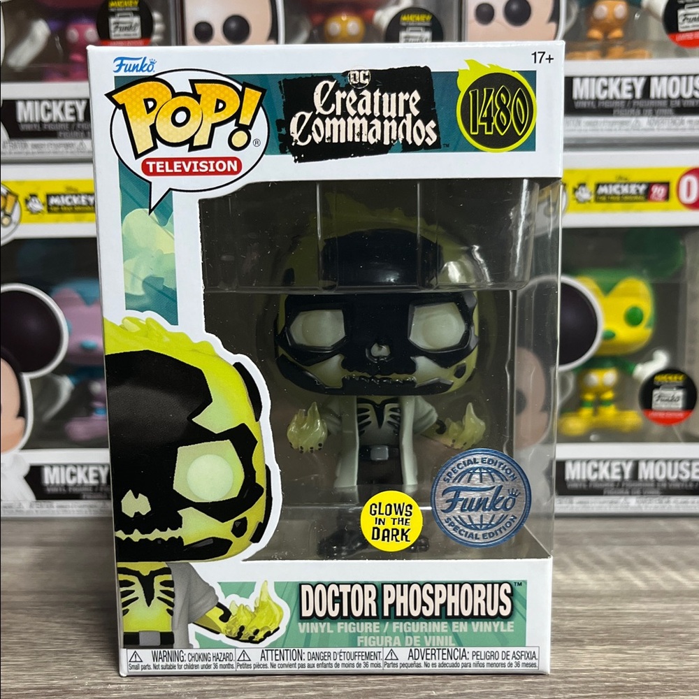 Funko Pop! Creature Commandos Doctor Phosphorus - Black and Green